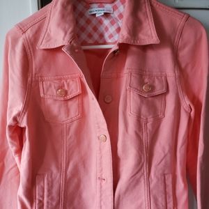 Isaac Mizrahi Live  Peach Jacket, Small, Made in China- Pre-owned